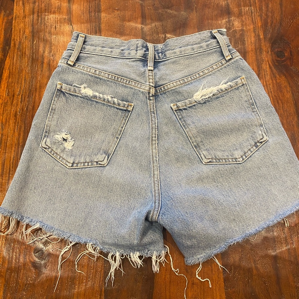 Agolde Dee Jean Shorts Size 23 - Picture 12 of 16